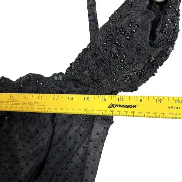 Carol Mignon NWT Womens10 Fit Flare Dress Bodice Daisy Motif VTG 80s MSRP 495.00 - Picture 10 of 15